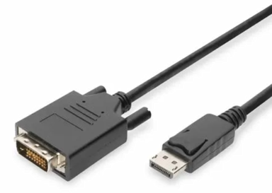 DIGITUS Kabel DisplayPort-DVI 2 m AK-340306-020-S, siva