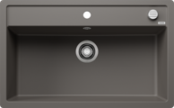BLANCO Sudoper DALAGO 8-F SILGRANIT s dalj.upr. - vulkan sivi