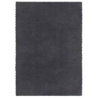 Tepih pravokutni antracit 160 x 230 cm pamučni