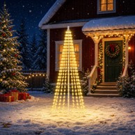 Božićno svjetlo za drvce sa šiljcima, 500 LED lampica