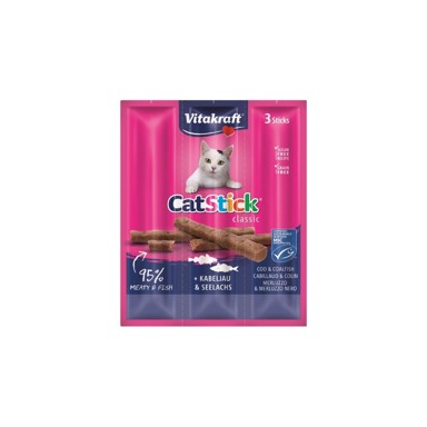 VITAKRAFT Poslastica za mačke Cat Stick bakalar i tuna, 18 g