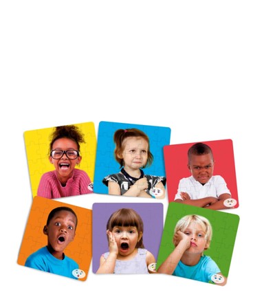 MINILAND Puzzle Emocije, 6 komada