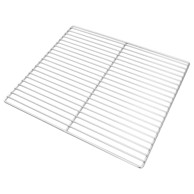 Rešetka za roštilj s drškama pravokutna 45x40 cm, srebrna