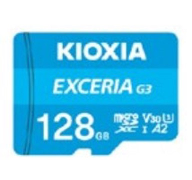 KIOXIA Memorijska kartica EXCERIA G3 microSDXC 128GB, plava