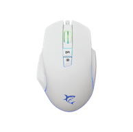 WHITE SHARK Miš GM-5009 GARETH, 6400 dpi, bijeli