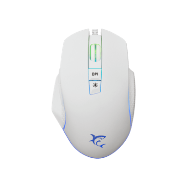WHITE SHARK Miš GM-5009 GARETH, 6400 dpi, bijeli
