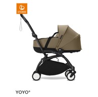 STOKKE Konstrukcija kolica Yoyo® black frame s newborn shell toffee