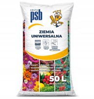 PSB Univerzalna vrtna zemlja za biljke i povrće 50 l, crno