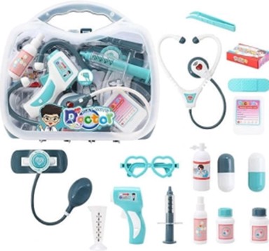 Doktorski pribor u koferu, mali doktor, svjetlosni i zvučni efekti