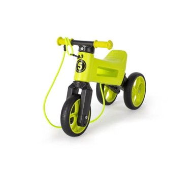 FUNNY WHEELS Tricikl Super Sport 2u1 neon zelena