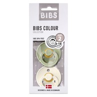 BIBS Duda varalica Colour BIBS-IVS-2 , okrugla, vel. 2, zelena/roza