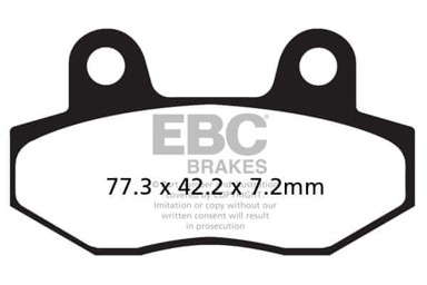 EBC Kočione pločice SFA086HH za skuter, set za 1 disk