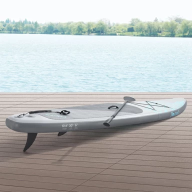 SUP daska za veslanje, 320 x 76 x 15 cm, siva