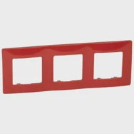 LEGRAND 665023 niloe ukrasni okvir 3-struki crveni le665023