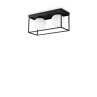 IDEAL LUX Stropna svjetiljka Lingotto ID304137, PL2, E14, crna