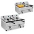 Dvostruka električna friteza sa slavinom, 230 V, 2 x 3200 W, 2 x 13 l