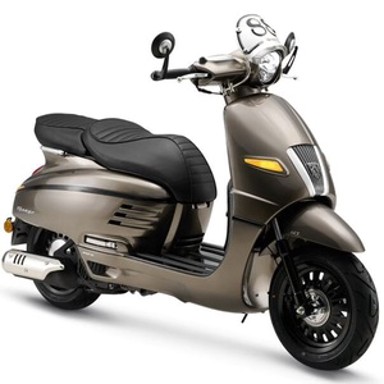 PEUGEOT Skuter Django 125 4T E5 ABS Cafe Racer, siva