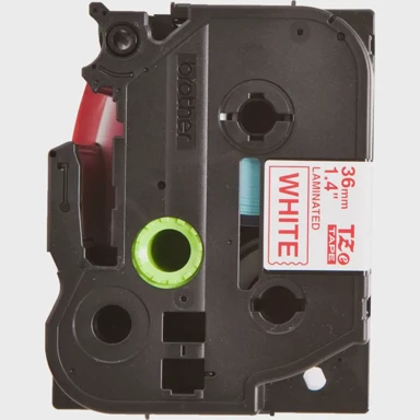 BROTHER Traka za naljepnice TZe-262, 36 mm, crveno na bijelo