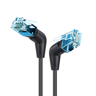 TECHLY Mrežni kabel ICOC UF6A-TPE36-030B Cat6a U/FTP, 3 m, crni