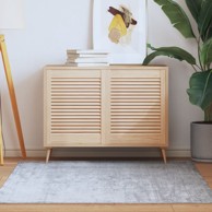 Vrata za ormarić rešetkasti dizajn 2 kom 61,5x49,4 cm borovina