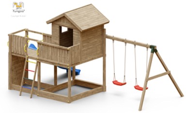 FUNGOO Drveno dječje igralište GALAXY L