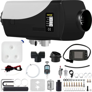 Dizelski grijač za parkiranje 12V, 5 kW, LCD, prigušivač