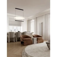 NOVA LUCE Visilica Diona LED 55 W, 2700 K, 3600 lm NL9580573, crna i bijela