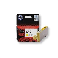 HP Tinta, 655, original, žuta