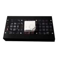 DIGITUS Ladica za mrežni ormar s ventilatorima Professional Line DN-19 FAN-2-WM-T-SW