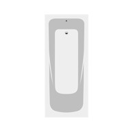 AQUAART Ugradbena akrilna kada Trend 170 1700X700X400