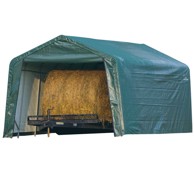 SHELTERLOGIC Skladišni šator 23,18 m² 610 x 380 x 260 cm, sivi