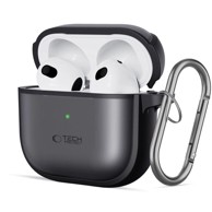 TECH-PROTECT Slim Hook maskica za AirPods 4, crna