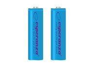 Punjivi akumulatori Esperanza EZA103B AA Ni-MH 2000 mAh, 2 kom, plavi