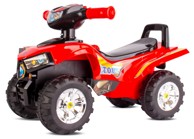 SUN BABY Guralica Quad, sa svjetlosnim i zvučnim efektima, crvena