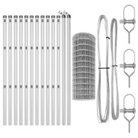 Euro ograda s 13 stupova 0. 6x25 m, galvanizirani čelik