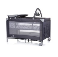 CHIPOLINO Putni krevetić Luna Granite, tamnosivi