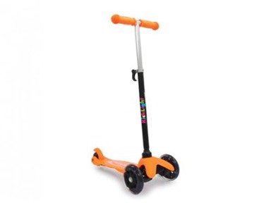 JAMARA Dječji romobil 3 kotača, svjetla na kotačima, narančasti
