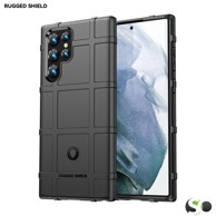 Silikonska Rugged Shield maskica za Samsung S25 Ultra Crna