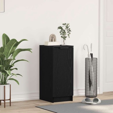 Ormar za cipele 30 x 35 x 70 cm konstruirano drvo, crni hrast