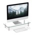 NORTHIX Stakleni stalak za monitor s okretnim nogama