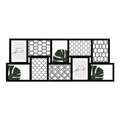 Viseći okvir, plastični, 75x30 cm, crna