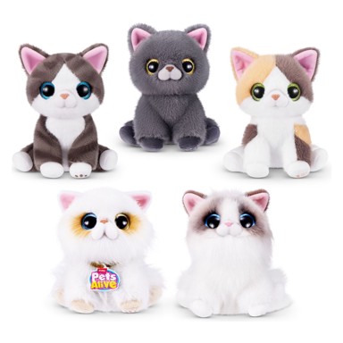ZURU Pliš maca Pets Alive Smitten Kitten, 5 sort