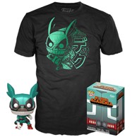 FUNKO Figura Pop! & Tee MHA T-shirt L Deku Metallic, 9 cm