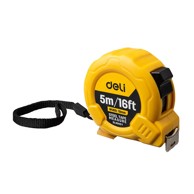 DELI TOOLS Metar na izvlačenje 5m/19mm EDL9005Y, žuti