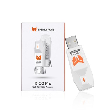 BIGBIG WON Adapter R100 Pro, bežični, za PS4, PS5, Switch, Windows, USB Plug & Play, podrška za više kontrolera