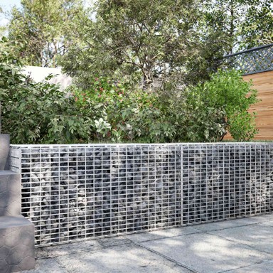 Gabion s žicom debljine 3,5 mm i mrežom 5x2,5 cm 150x10x50 cm