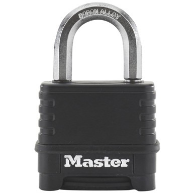 MASTER LOCK Kombinacijski lokot, cink, crni, 56mm