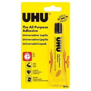 UHU Univerzalno ljepilo Flex & Clean, 20 g, 38590