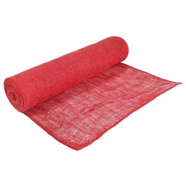 Rola od jute, 50x10000 cm, crvena