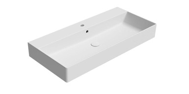 GSI KUBE X Umivaonik, 100x47 cm, keramika, bijela mat